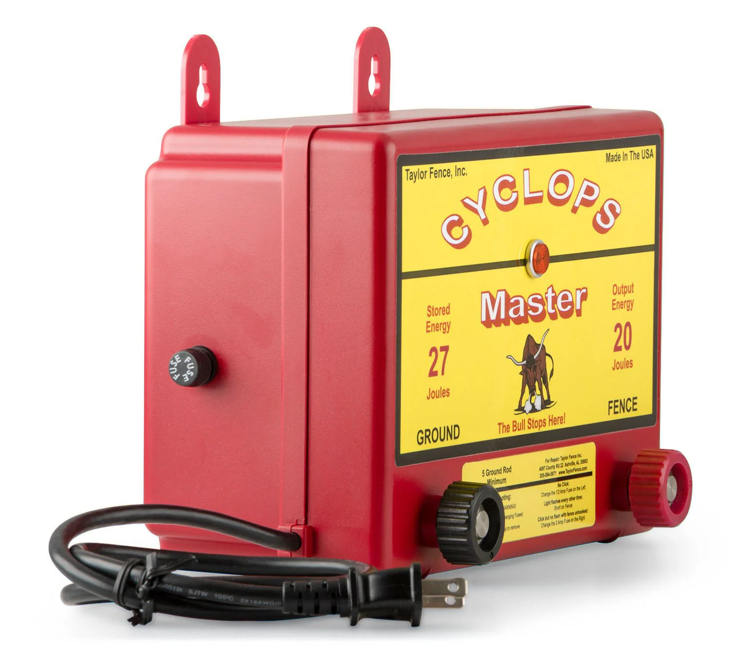 Cyclops Master 20 Joule AC Fence Charger - Image 2