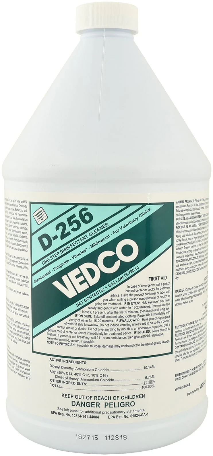 D-256 Disinfectant - Image 1
