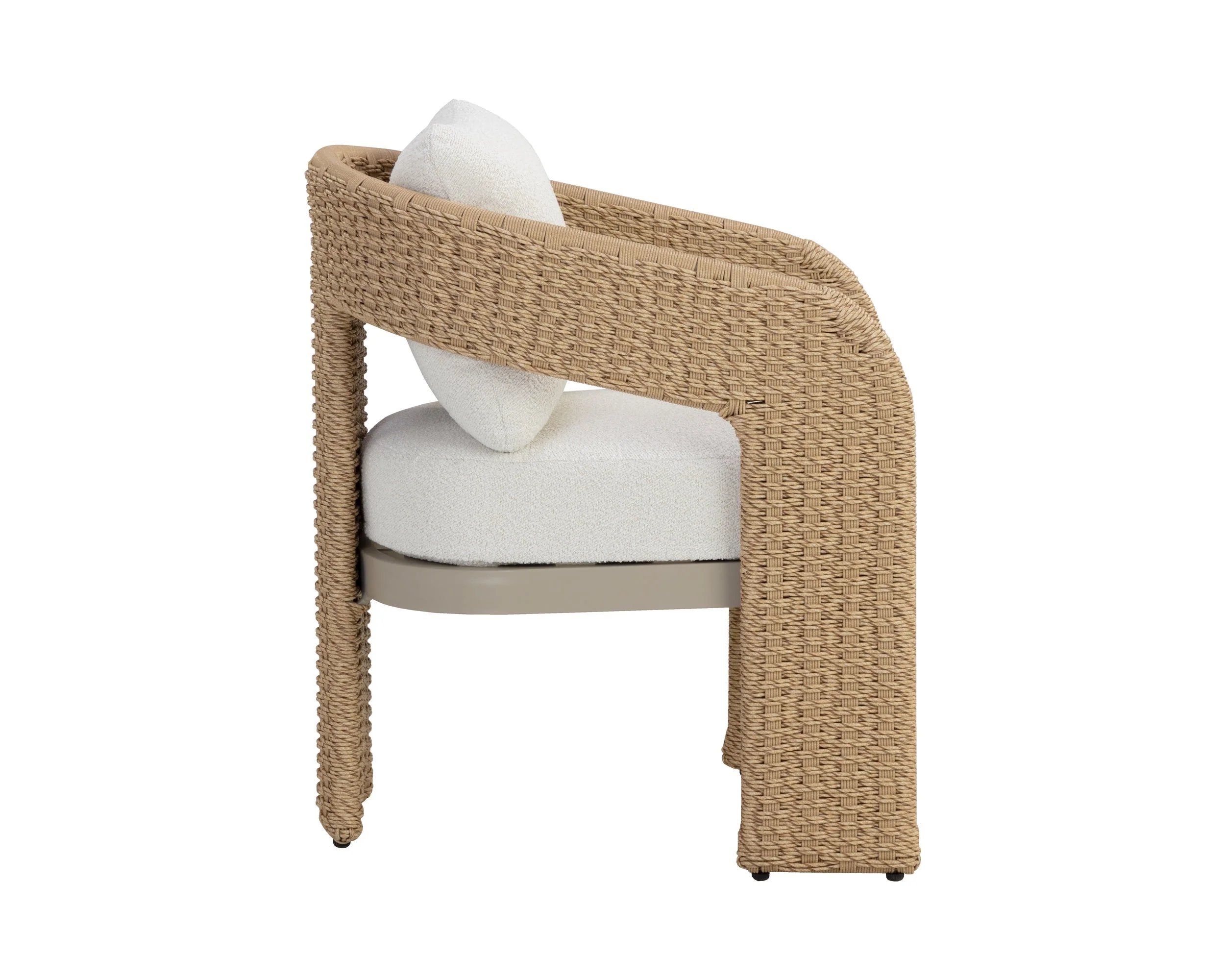 Pylos Dining Armchair - Natural - Louis Cream - Image 3