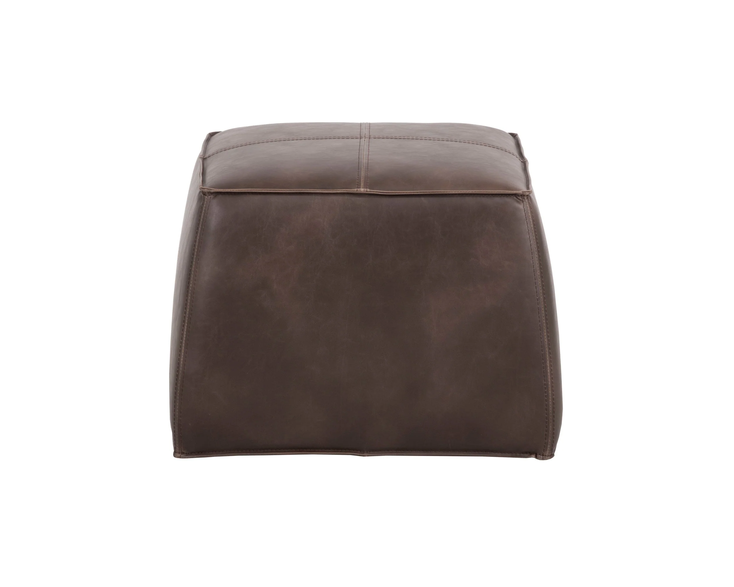 Aspen Ottoman - Havana Dark Brown - Image 3