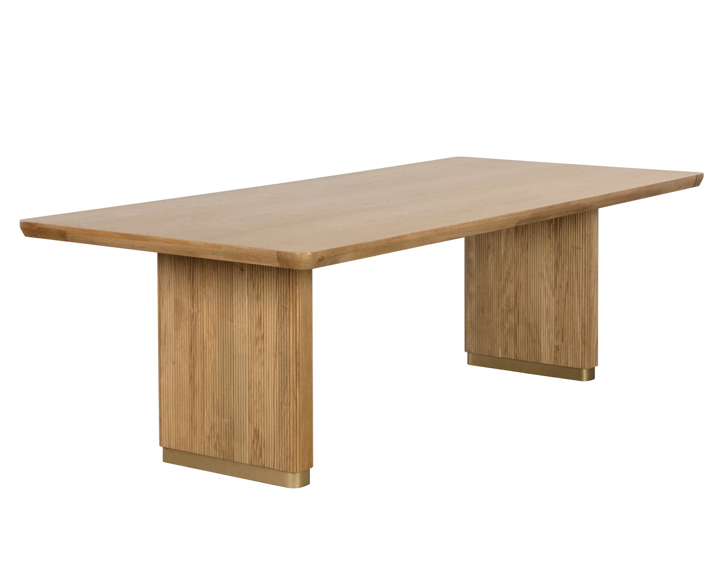 Kalla Dining Table – Rectangular – Rustic Oak – 96″
