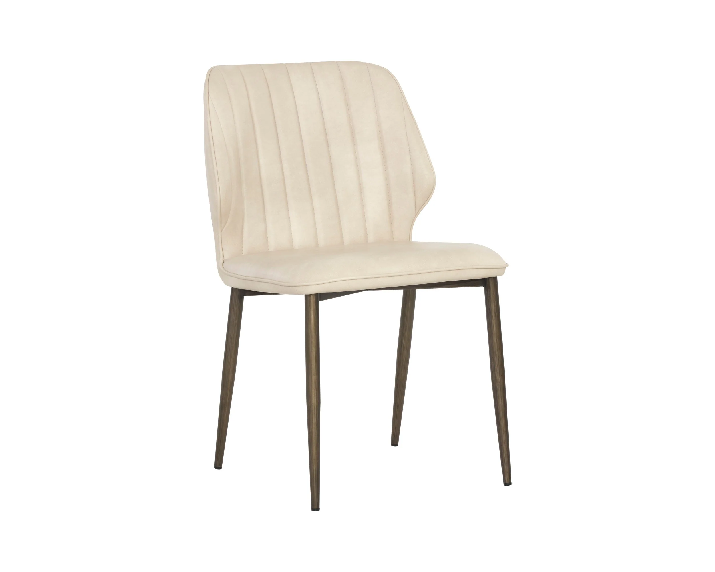 Clinton Dining Chair – Bronze – Bravo Cream