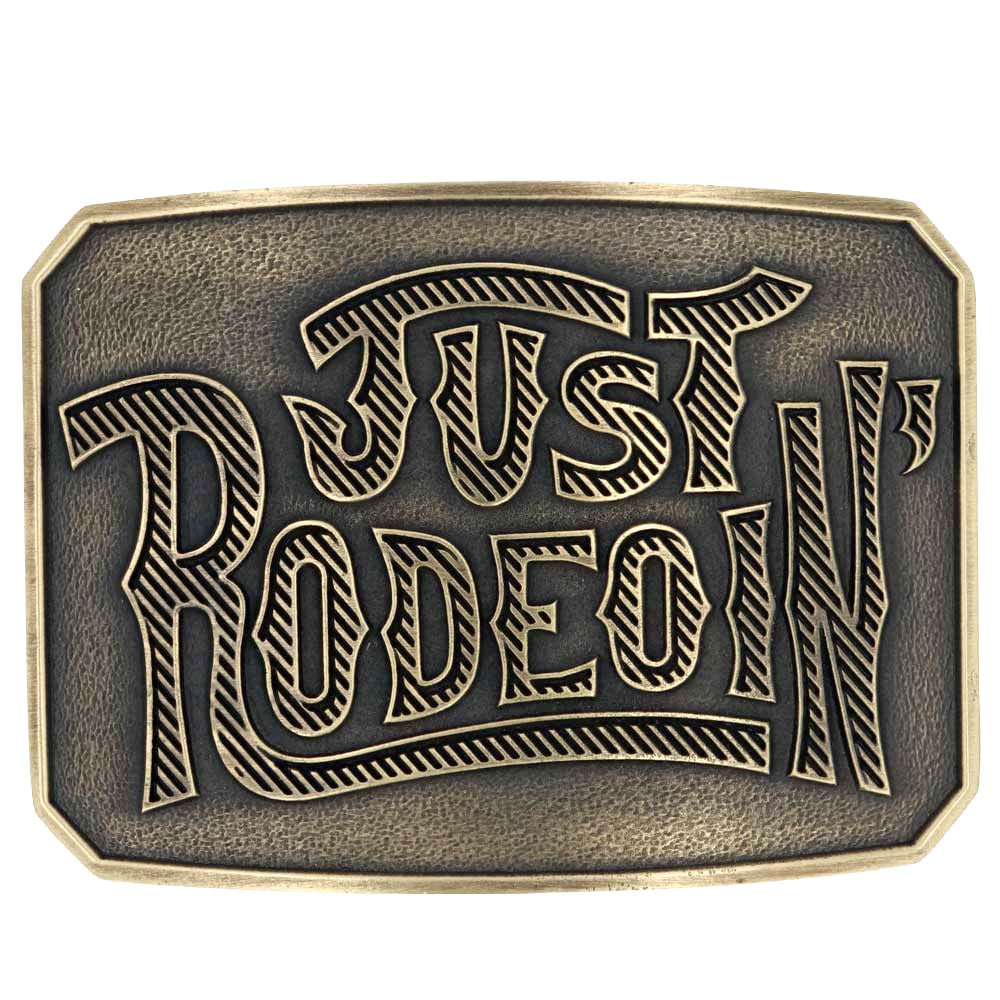 Dale Brisby Just Rodeoin' Attitude Belt Buckle - Image 1
