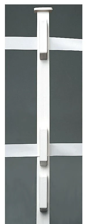 Dare Step-In Poly Fence Posts, UV-Resistant, 48", 8 Wire Holders, Electric Fencing, Livestock, for Poly Wire & Tape - Image 2