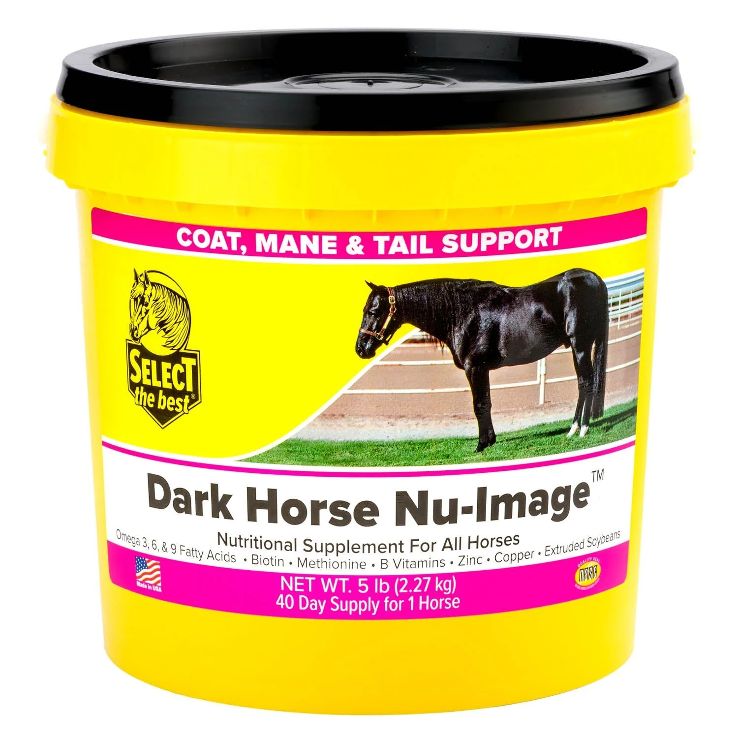 Dark Horse Nu-Image Coat, Mane & Tail Supplement for Horses - Image 1