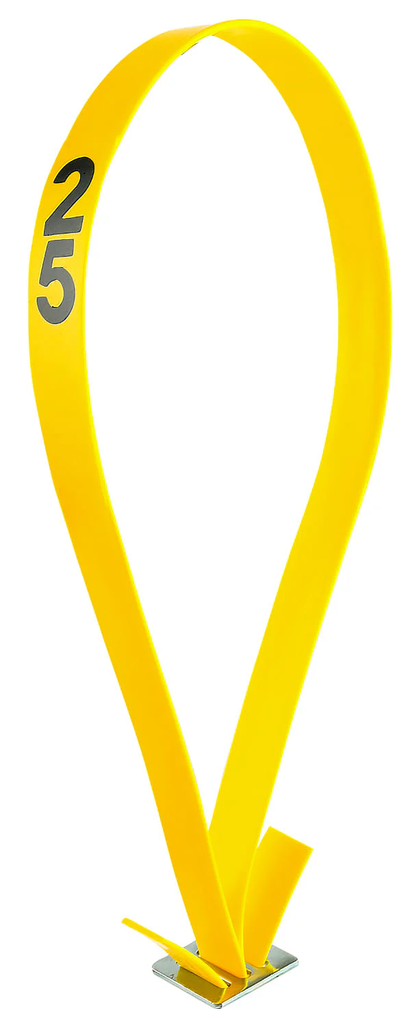 Mare ID Neck Strap - Numbered, Yellow - Image 1