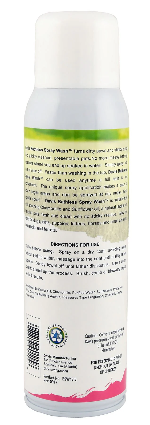 Davis Bathless Spray Wash, 13.5 oz - Image 2