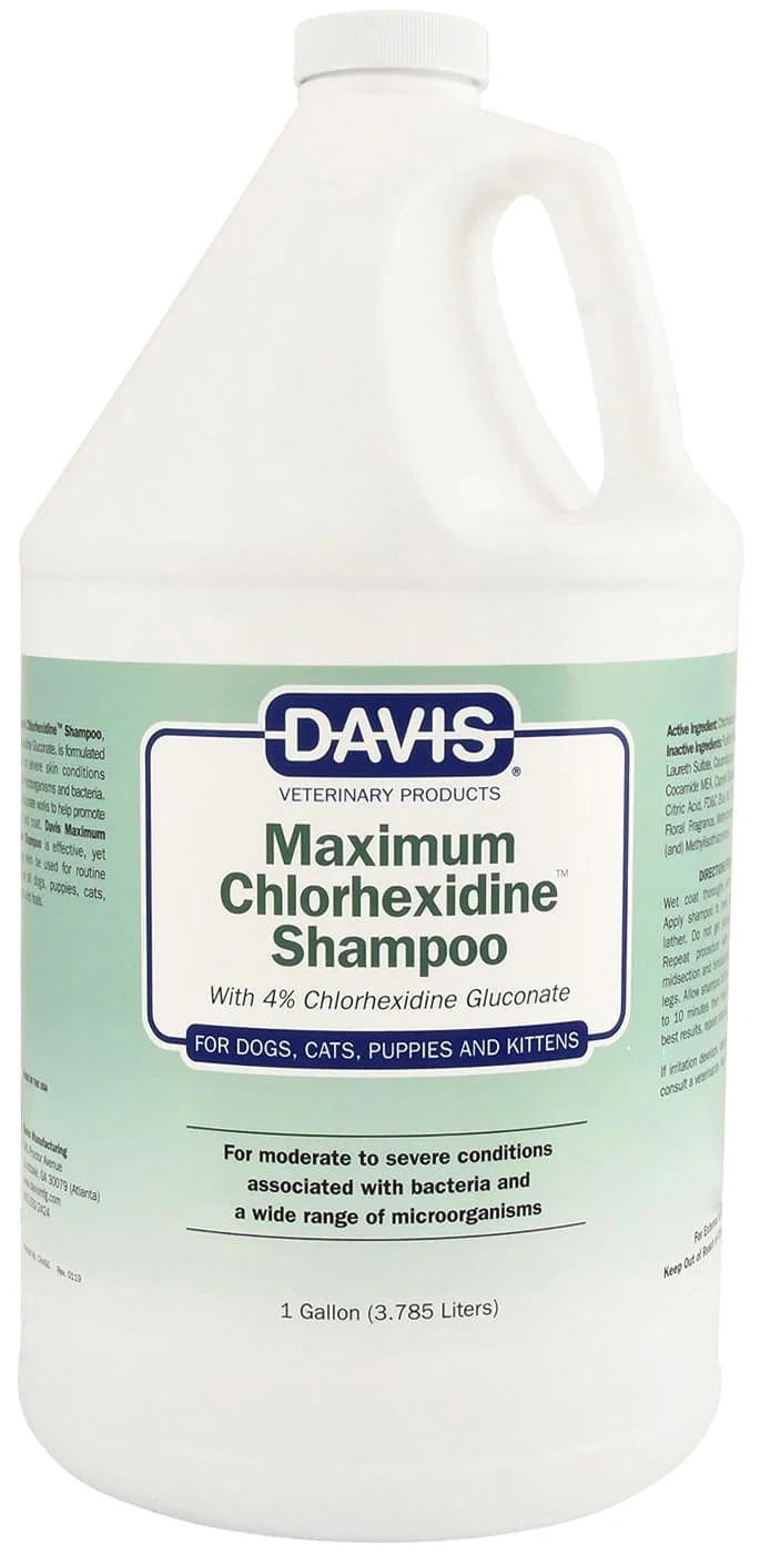 Davis Maximum Chlorhexidine (4%) Pet Shampoo - Image 1