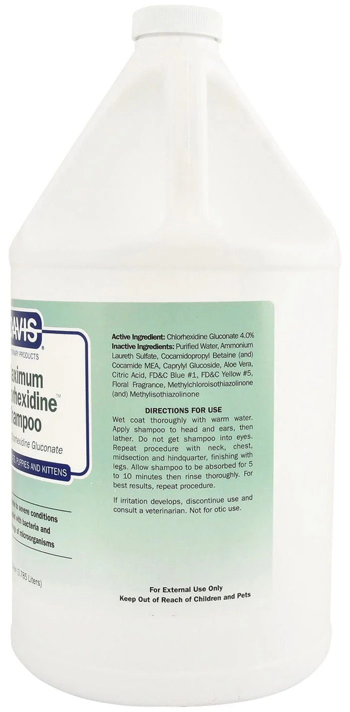 Davis Maximum Chlorhexidine (4%) Pet Shampoo - Image 2