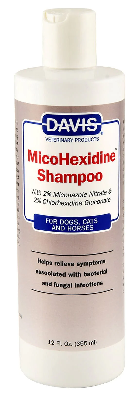 Davis MicoHexidine Medicated Shampoo – 2% Miconazole & 2% Chlorhexidine for Pets - Image 1
