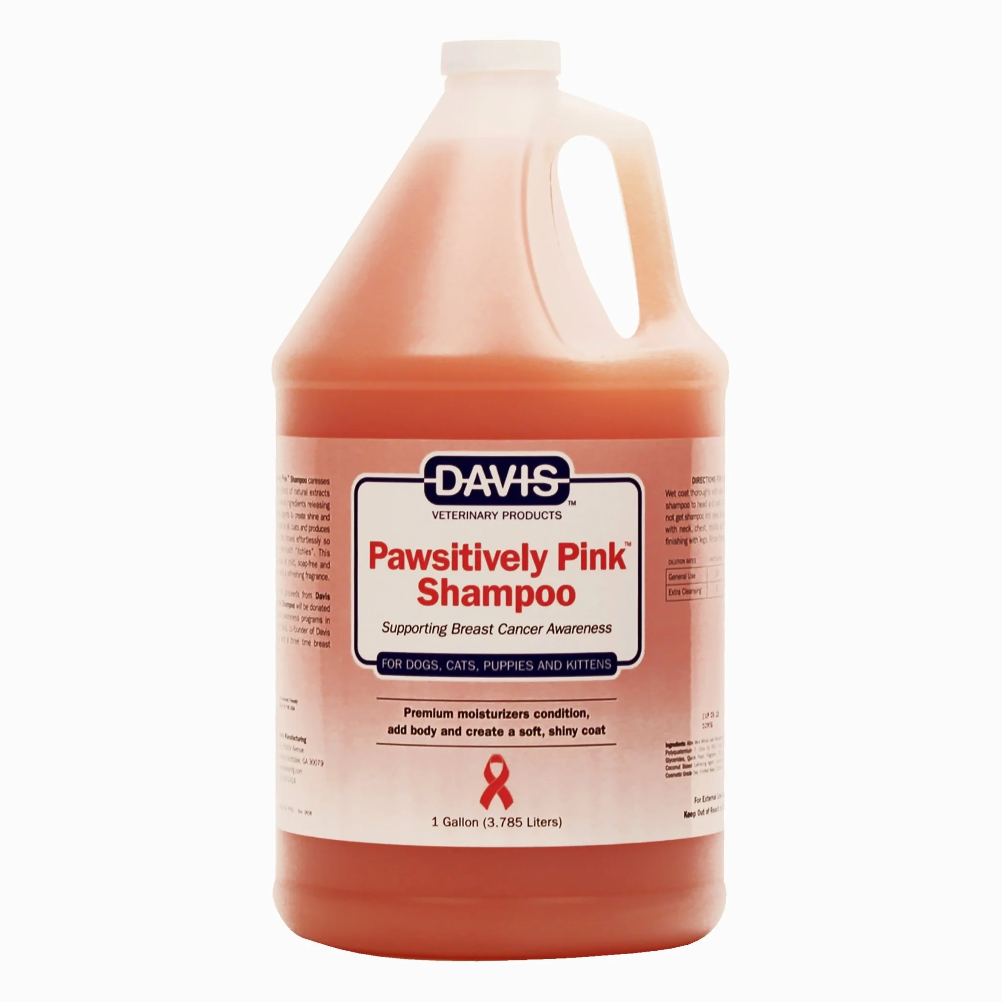 Davis Pawsitively Pink Shampoo for Dogs, Cats, Puppies & Kittens – Hydrating, Gentle, and Soap-Free, Supporting Breast Cancer Awareness - Image 3