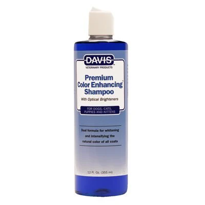 Davis Premium Color Enhancing Shampoo with Optical Brighteners – Whitening & Shine for Dogs, Cats, Puppies & Kittens – pH Balanced, Easy Rinse, Made in USA - Image 1