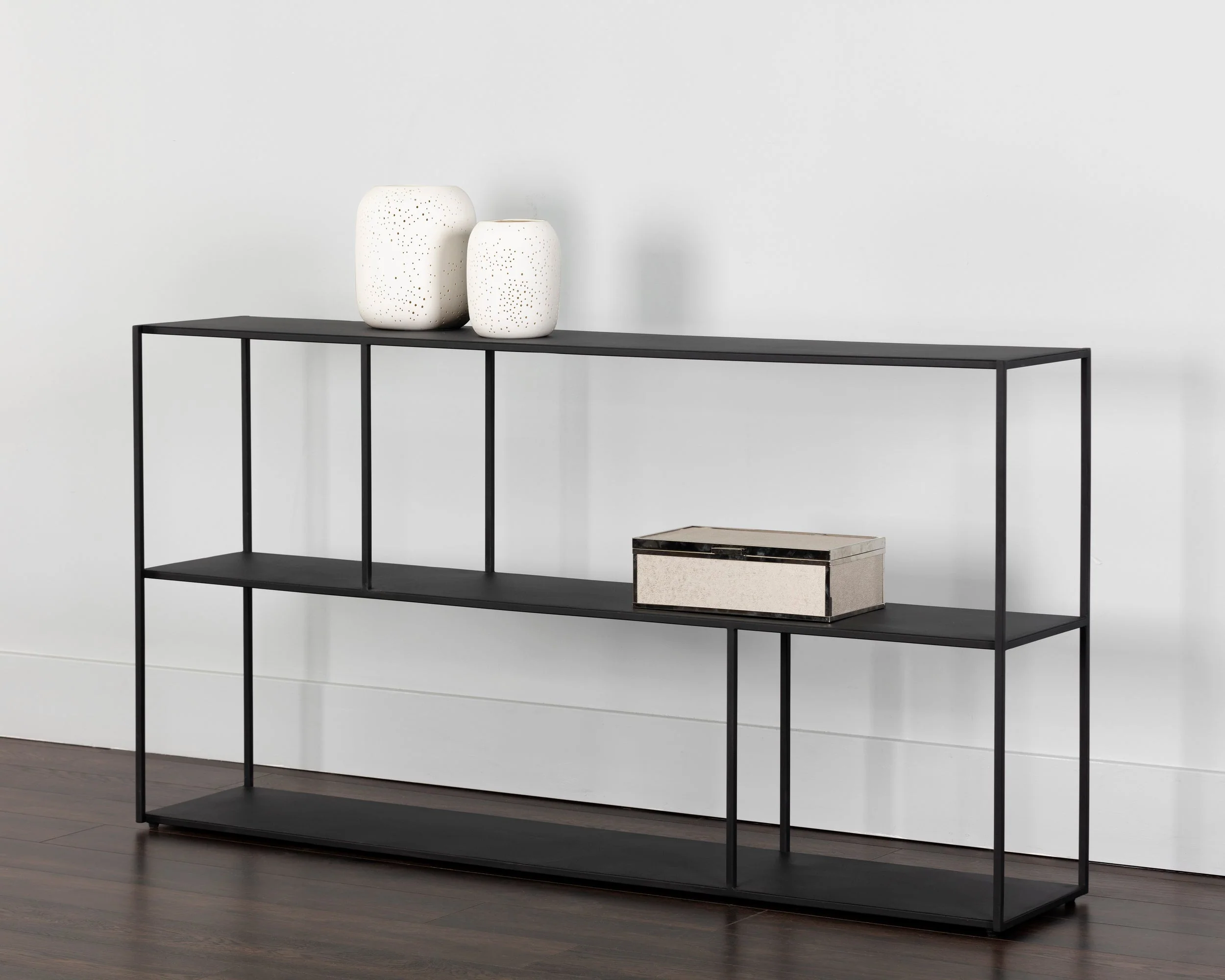 Eiffel Low Bookcase - Large - Black - Image 3