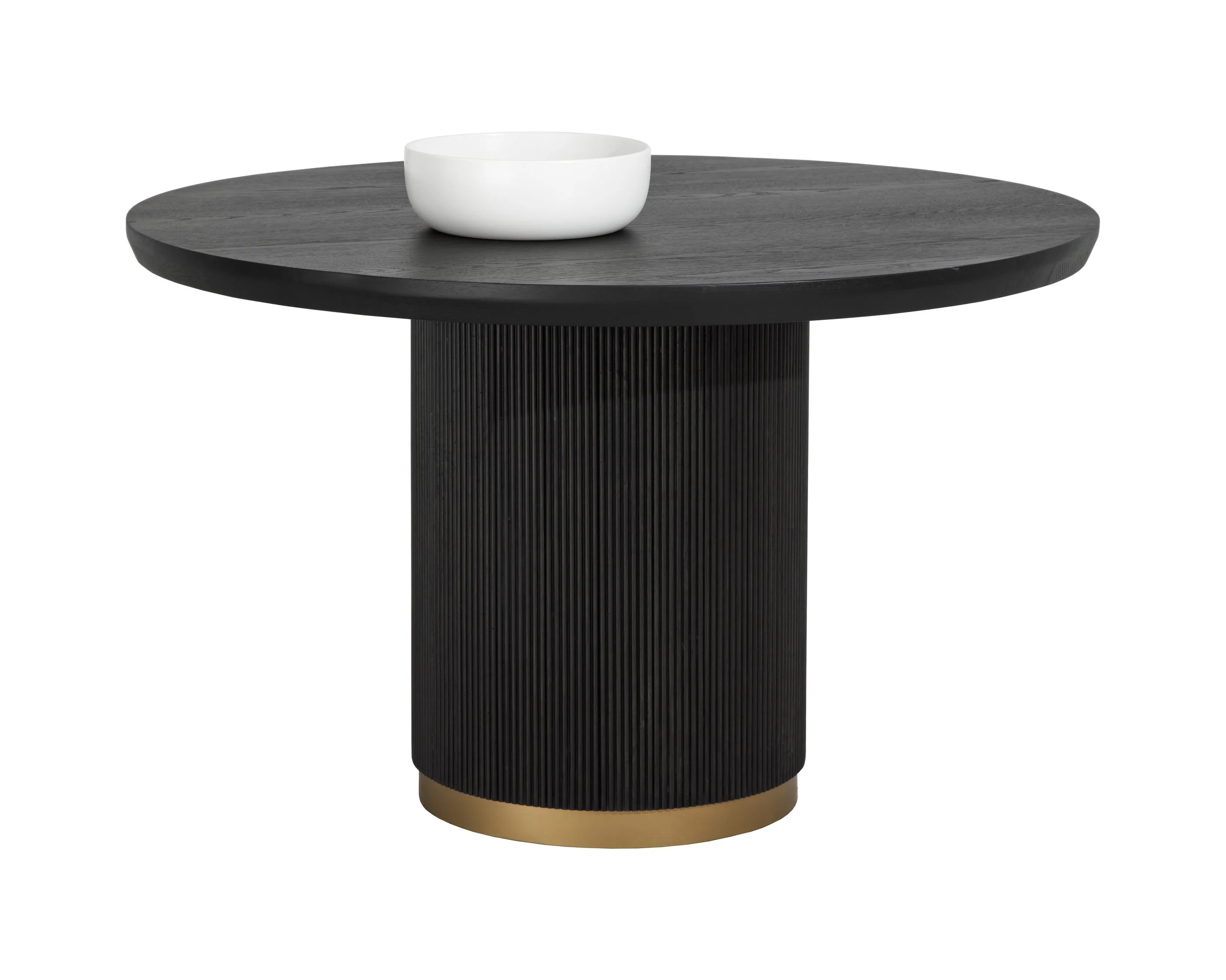 Kalla Dining Table – Round – Charcoal – 48″