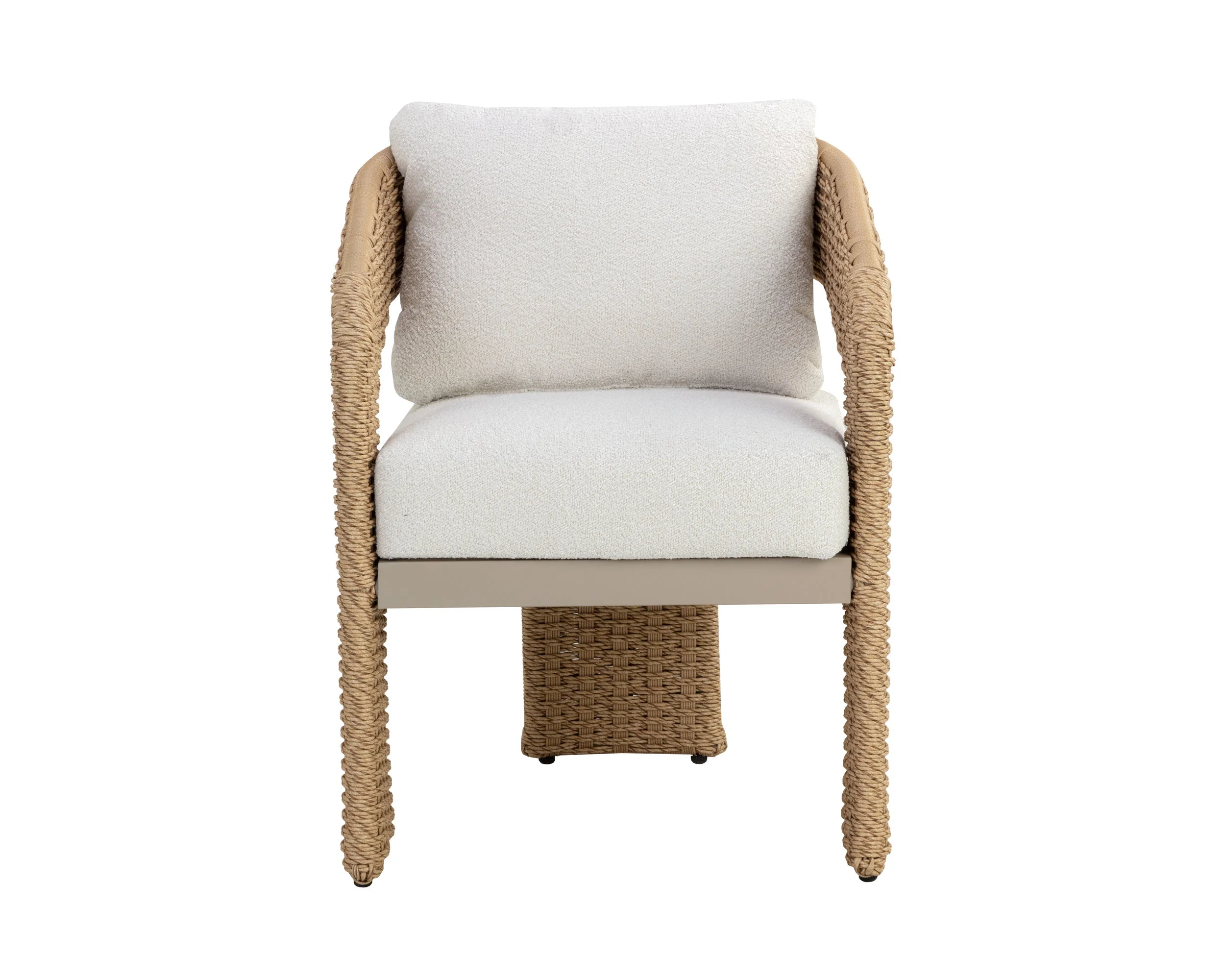 Pylos Dining Armchair - Natural - Louis Cream - Image 2