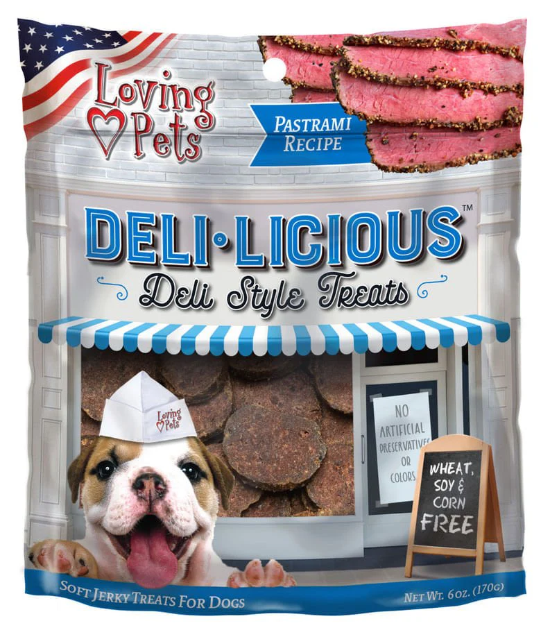 DeliLicious Deli Style Dog Treats, 6 oz - Image 1