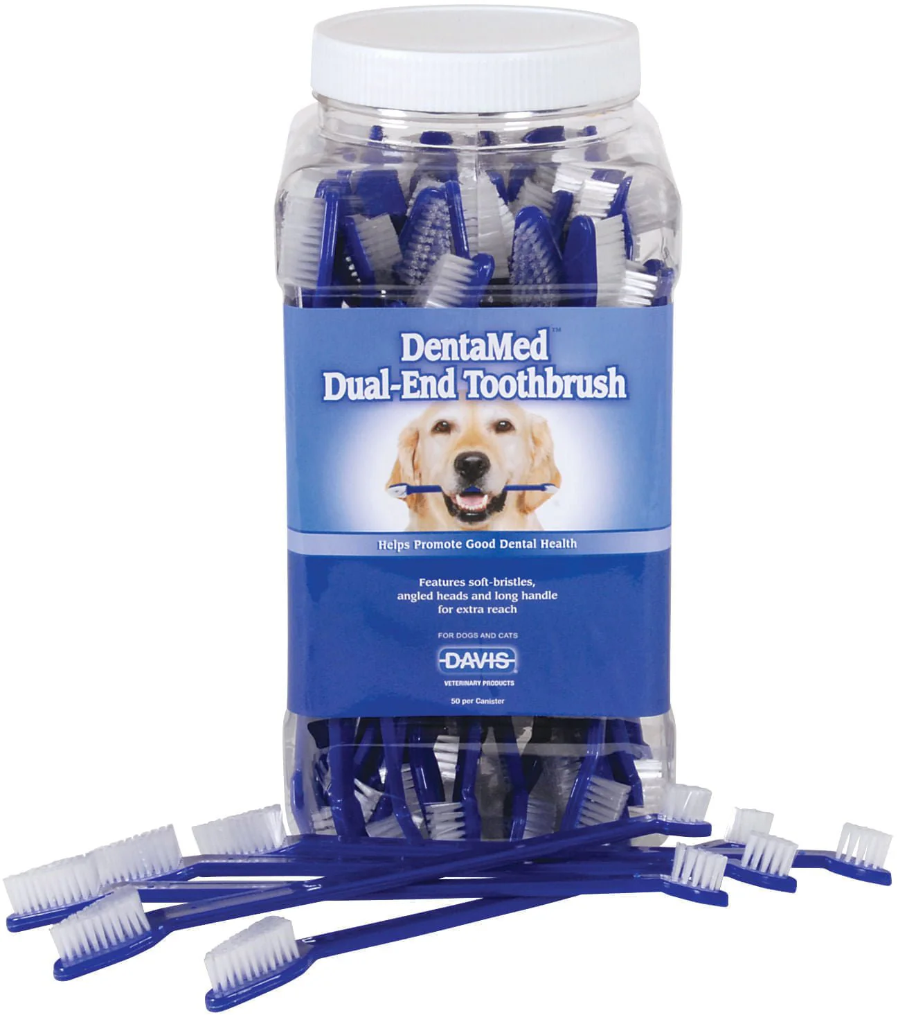 DentaMed Dual-End Pet Toothbrush for Dogs & Cats