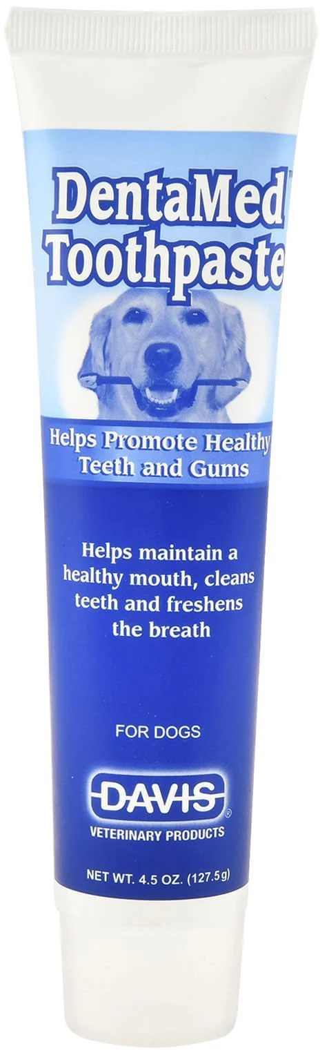 DentaMed No Rinse Dog Toothpaste, 4.5 oz – Beef Flavor for Plaque, Tartar & Fresh Breath