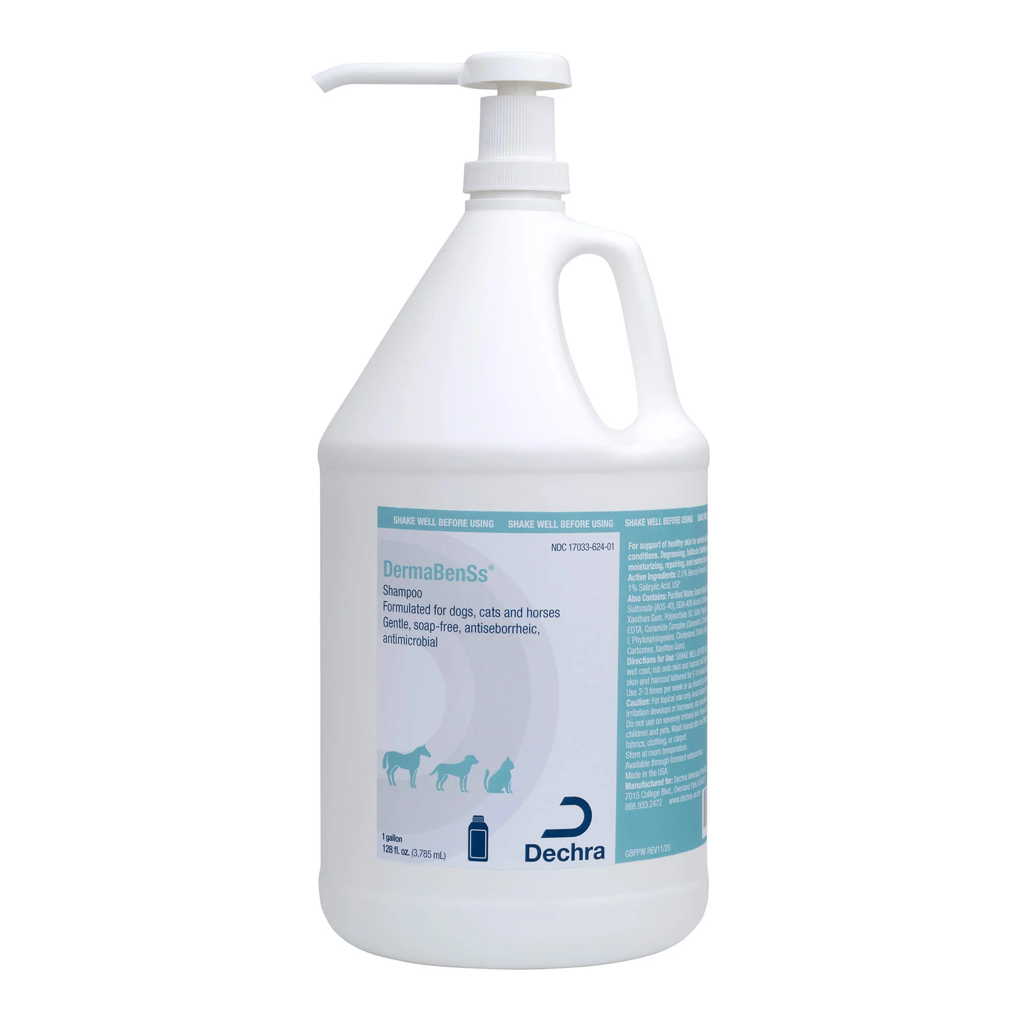 DermaBenSs Medicated Antimicrobial Shampoo for Dogs, Cats & Horses - Image 2