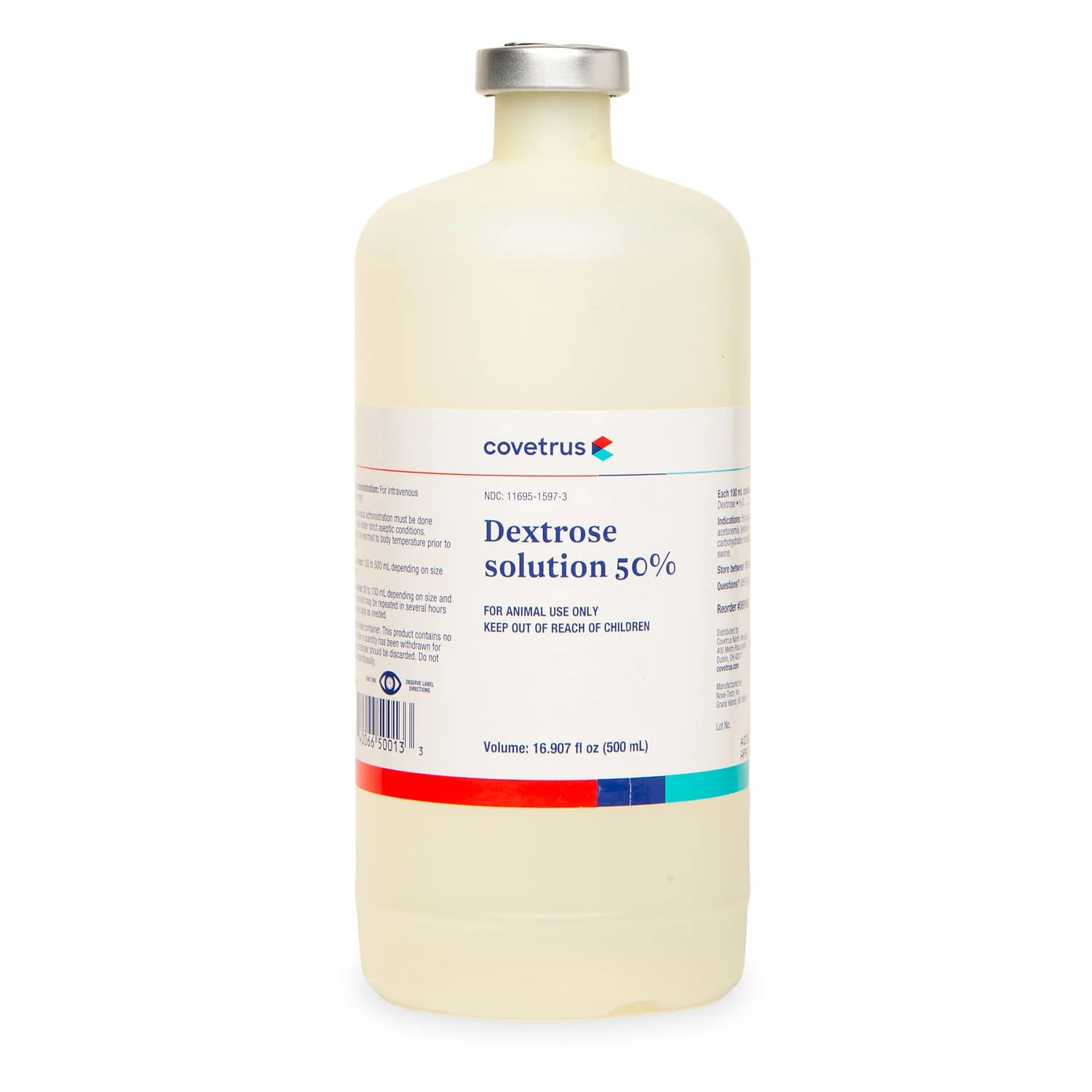 Dextrose 50% Sterile Solution, 500 mL - Image 1