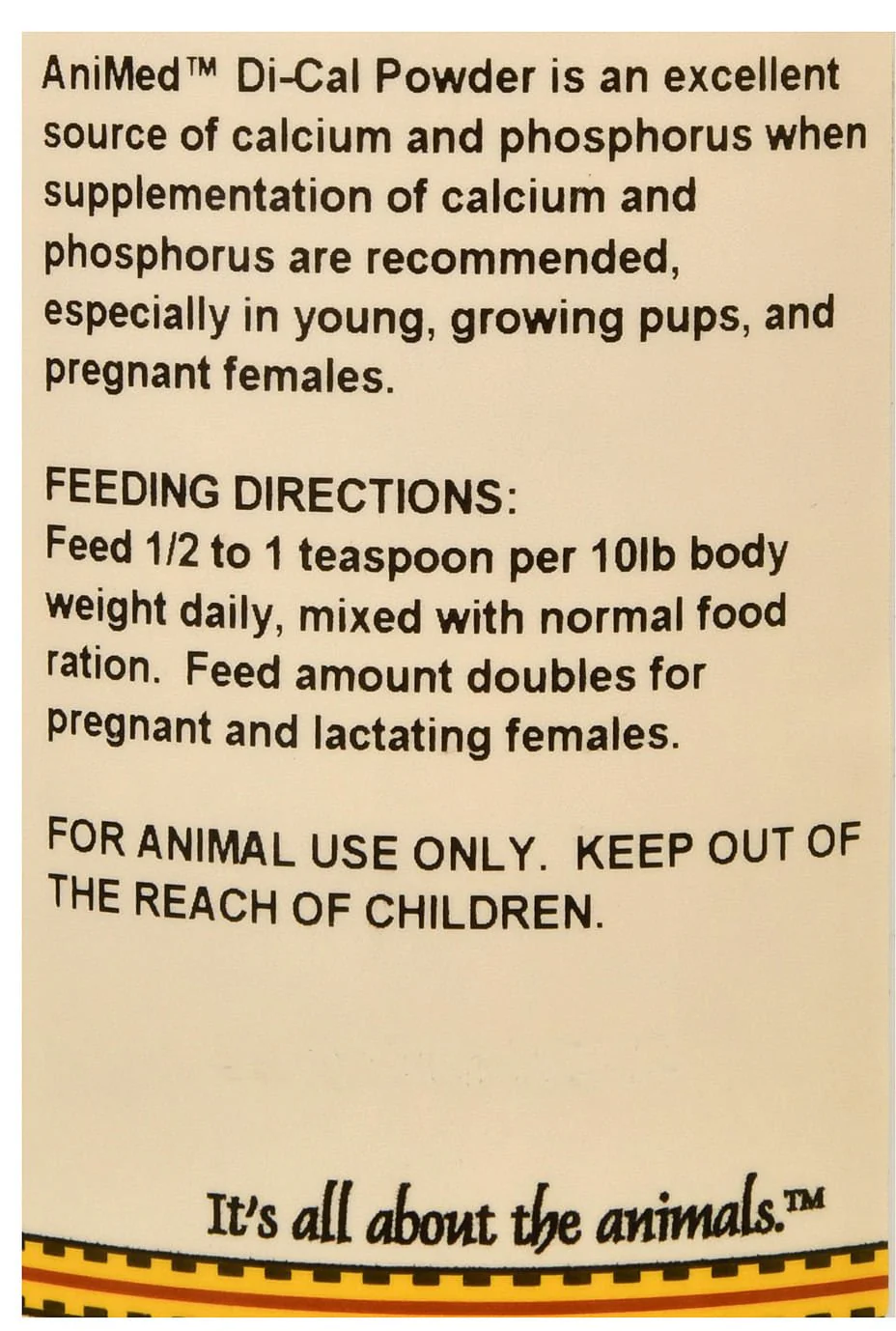 Di-Cal for Dogs Calcium & Phosphorus Powder Supplement - Image 3