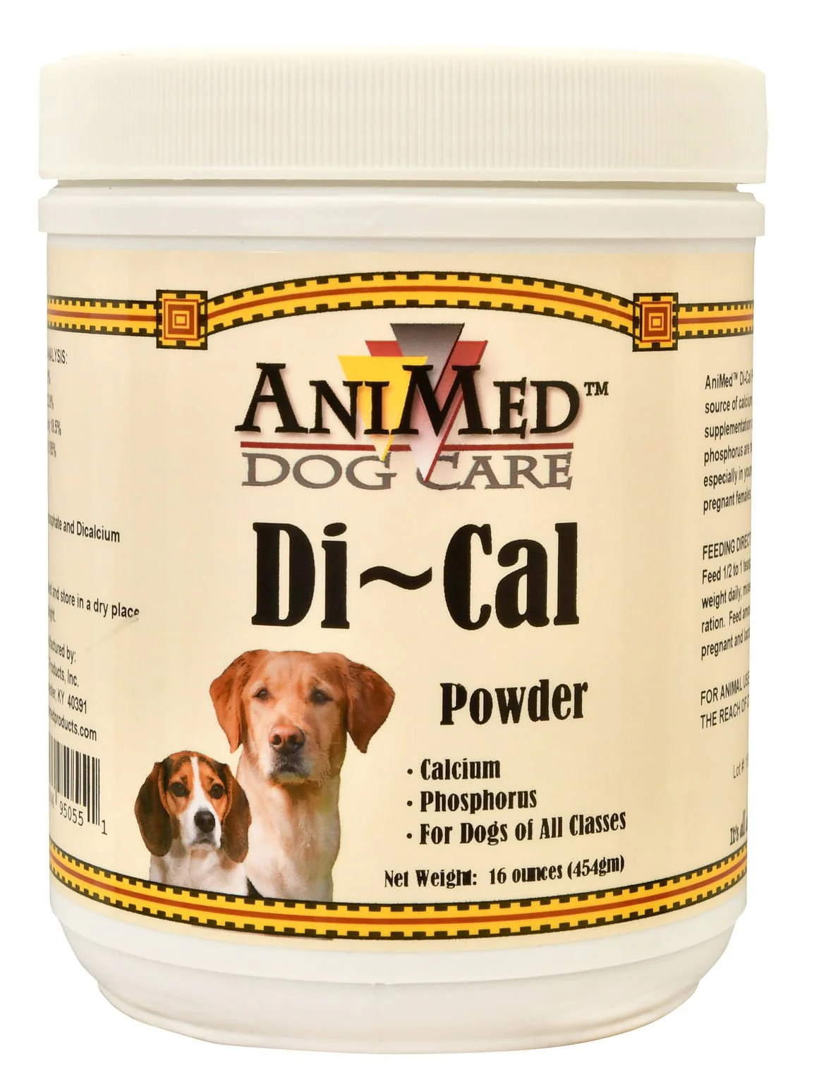 Di-Cal for Dogs Calcium & Phosphorus Powder Supplement - Image 1