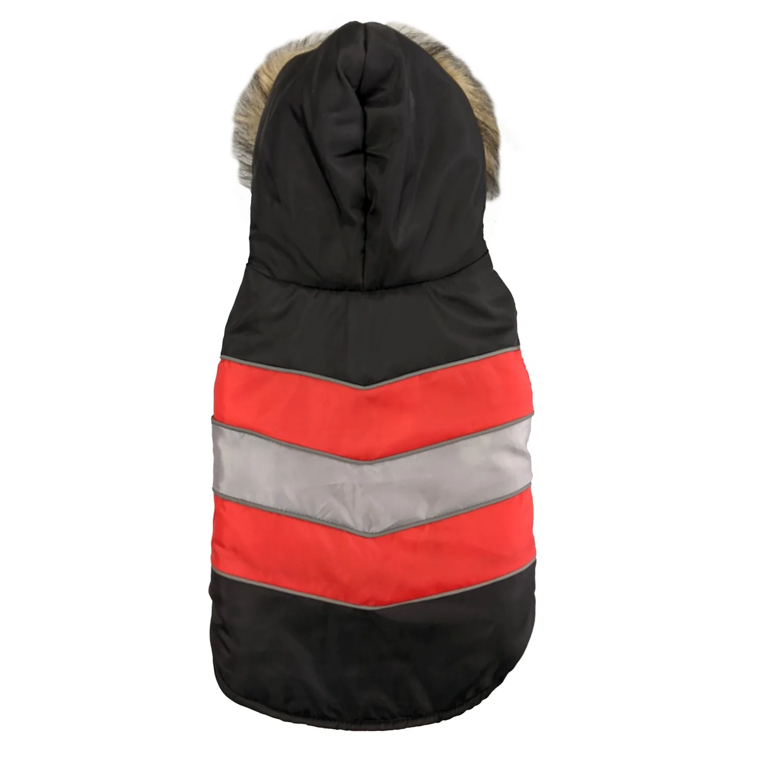 Diagonal Puffy Stripe Coat for Dogs - Image 1