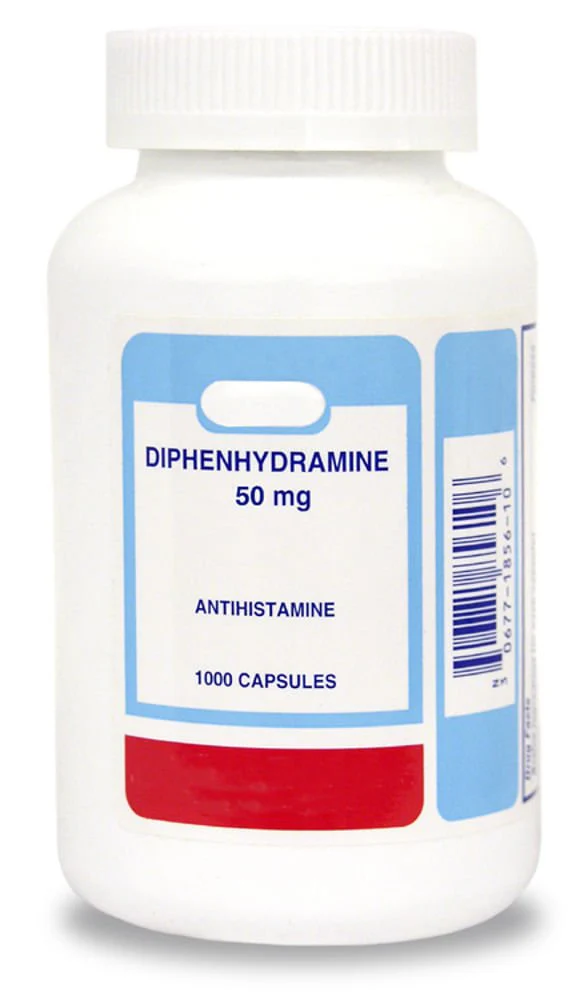 Diphenhydramine Hydrochloride Capsules, 50 mg x 1000 ct - Image 1