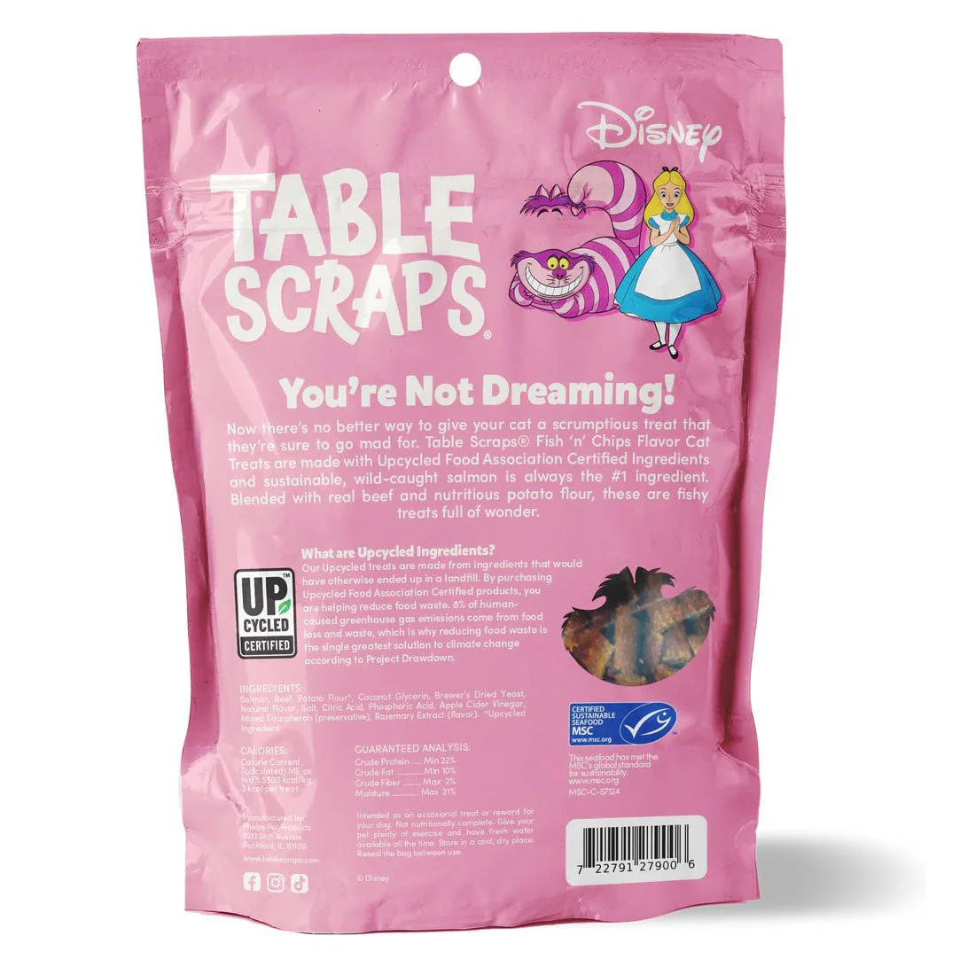 Disney Table Scraps Upcycled Cat Treats, 3 oz, Grain-Free, Natural, Made in USA - Image 2