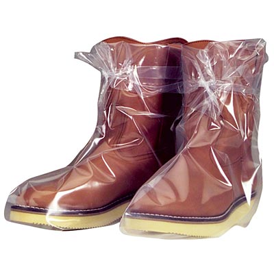 Disposable Poly Boot Covers, Box of 50 - Image 1
