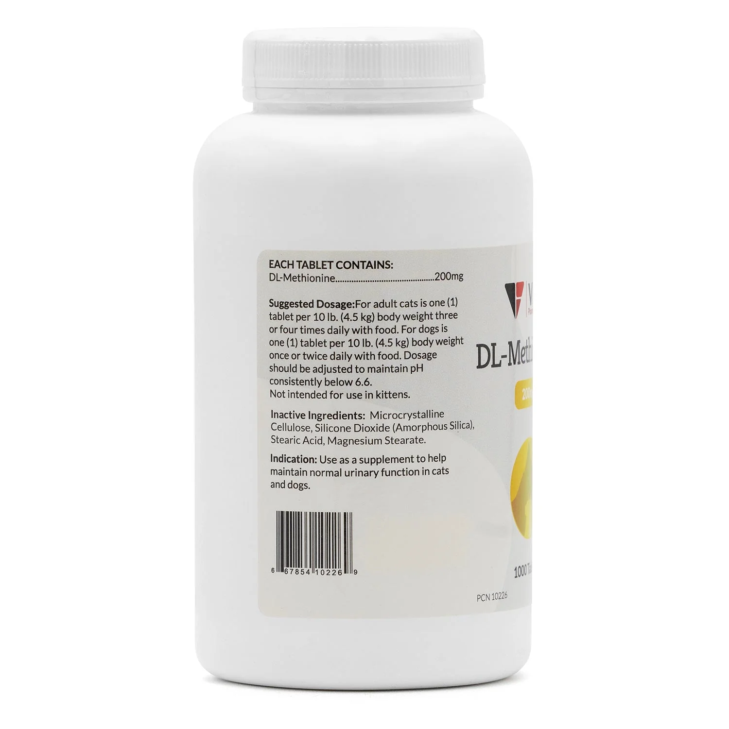 DL Methionine Tablets Urinary pH Support for Dogs & Cats - Image 2