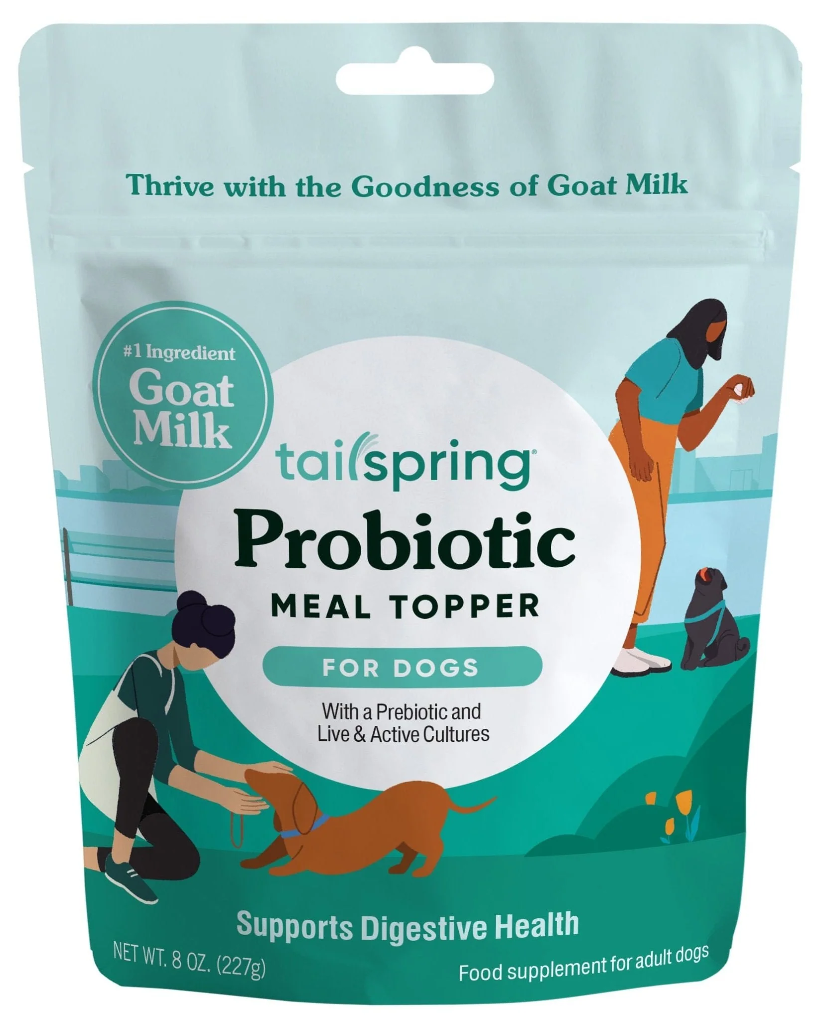 Dog Probiotic Tailspring Meal Topper, 8 oz - Image 1