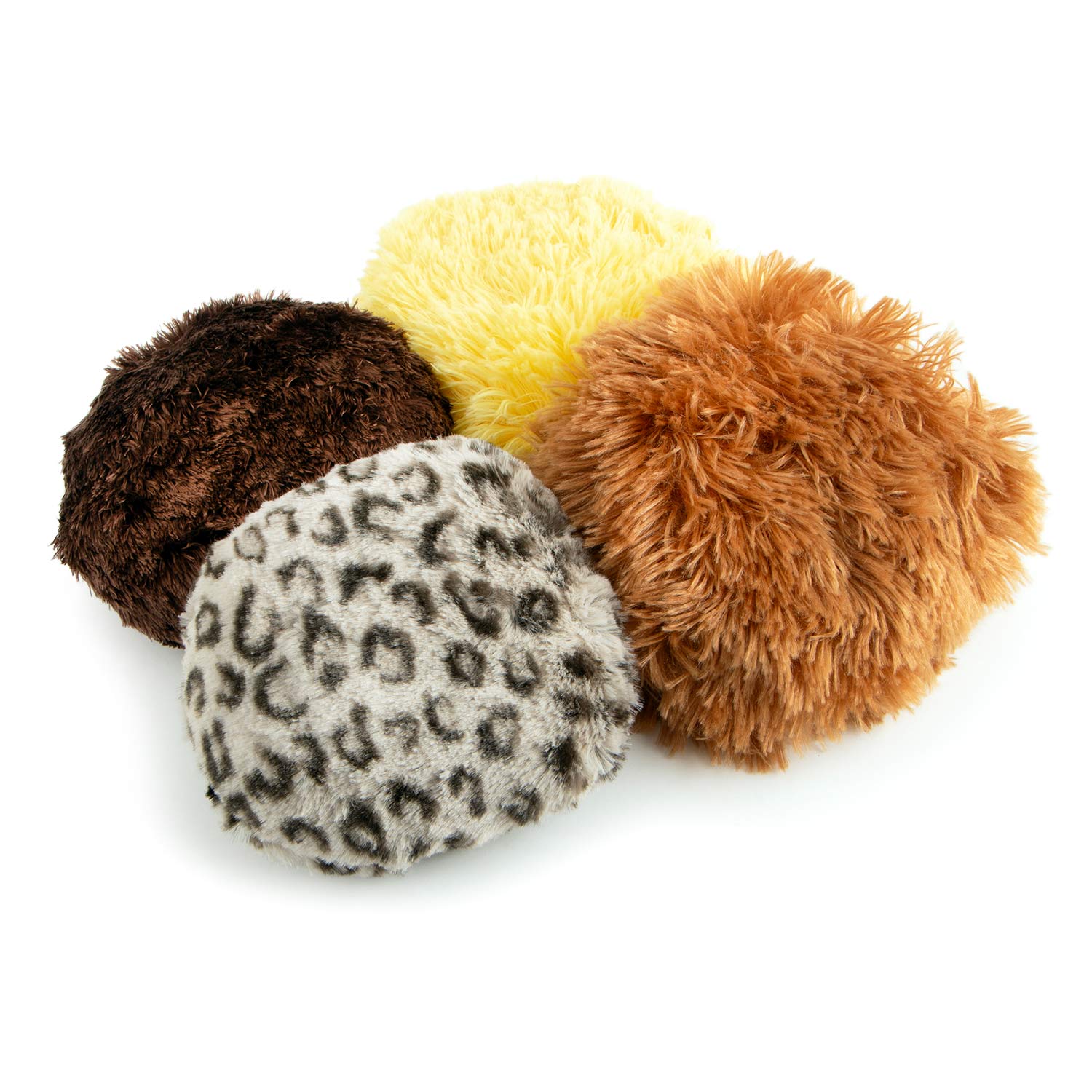 Jeffers 5" Doggie Dotz Plush Squeaker Dog Toy, Each - Image 1