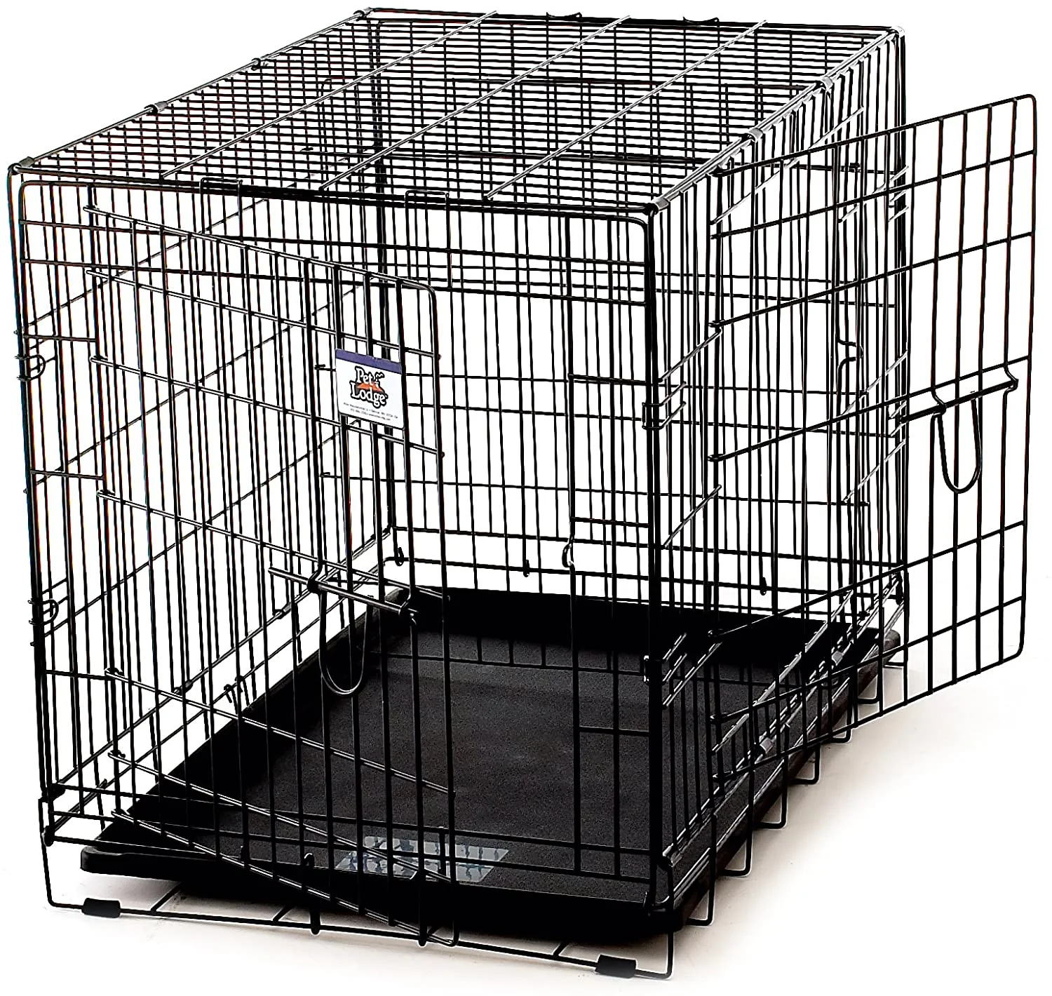 Double Door Wire Dog Crate - Image 1