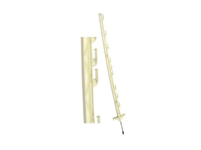 Double Foot Tread-In Plastic Post – Durable 39" Electric Fence Step-In Post with 9 Lugs for Polywire and Tape - Image 1