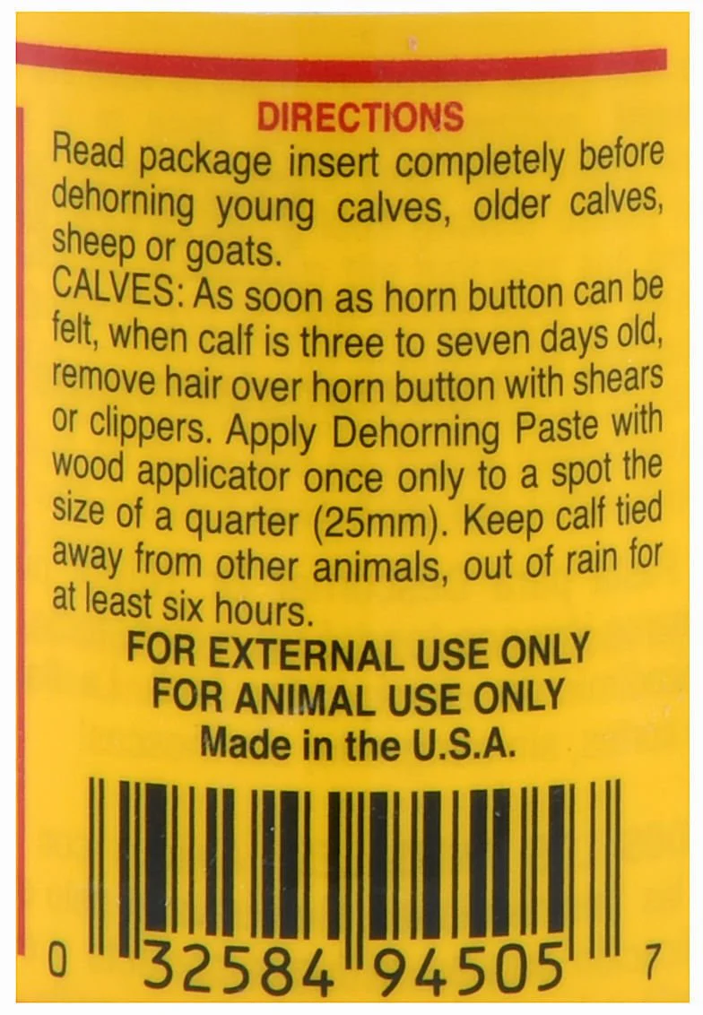 Dr. Naylor Dehorning Paste – Humane Goat & Cattle Horn Prevention, 4 oz - Image 2