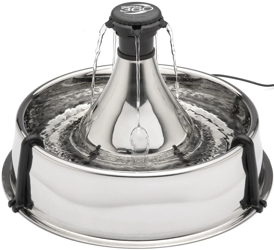 Drinkwell 360 Stainless Pet Fountain (& Replacement Filters) - Image 1