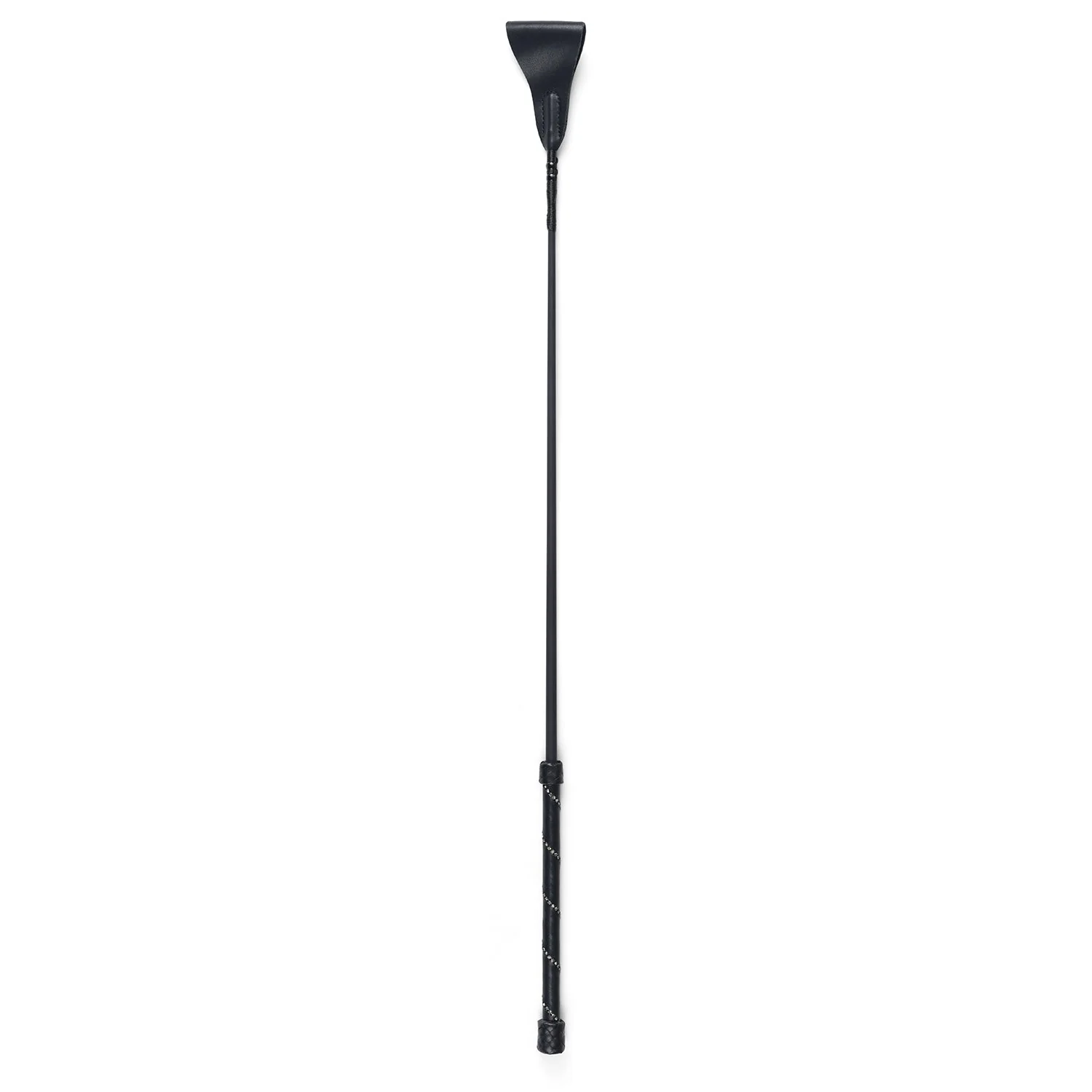 Dublin Carbon English Riding Crop, 25.5", Black - Image 1