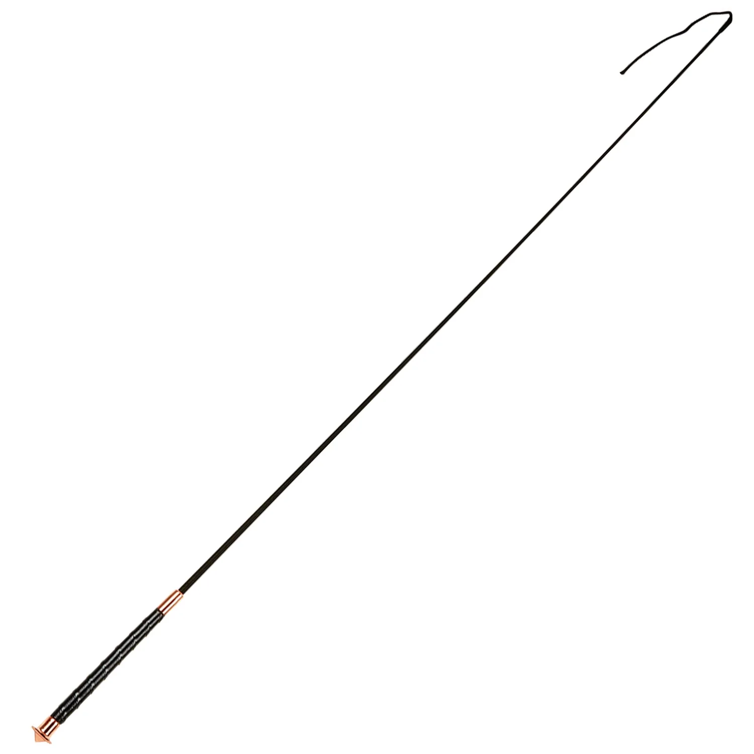 Dublin Dressage Whip 43", Black/Rose Gold - Image 1