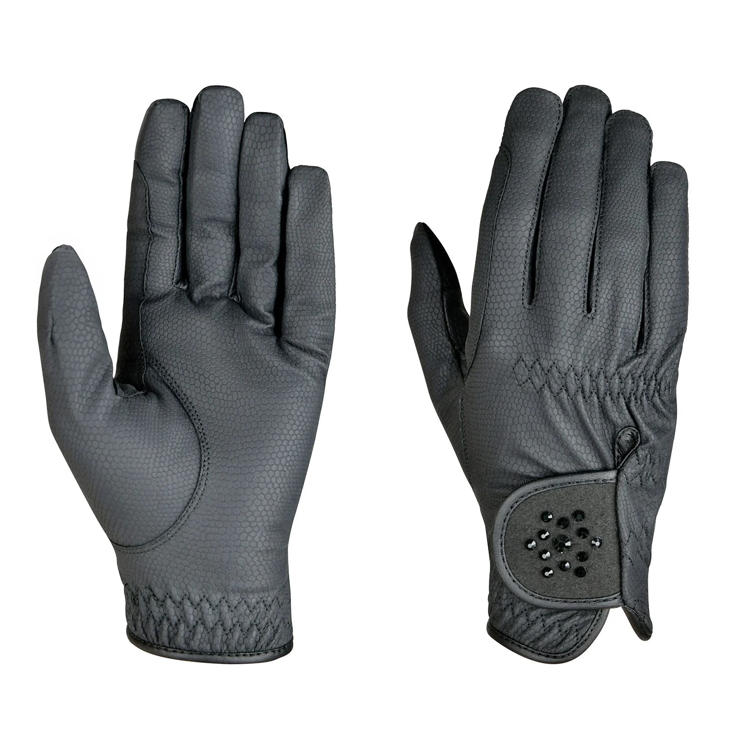 Dublin Everyday Bling Equestrian Riding Gloves - Image 1