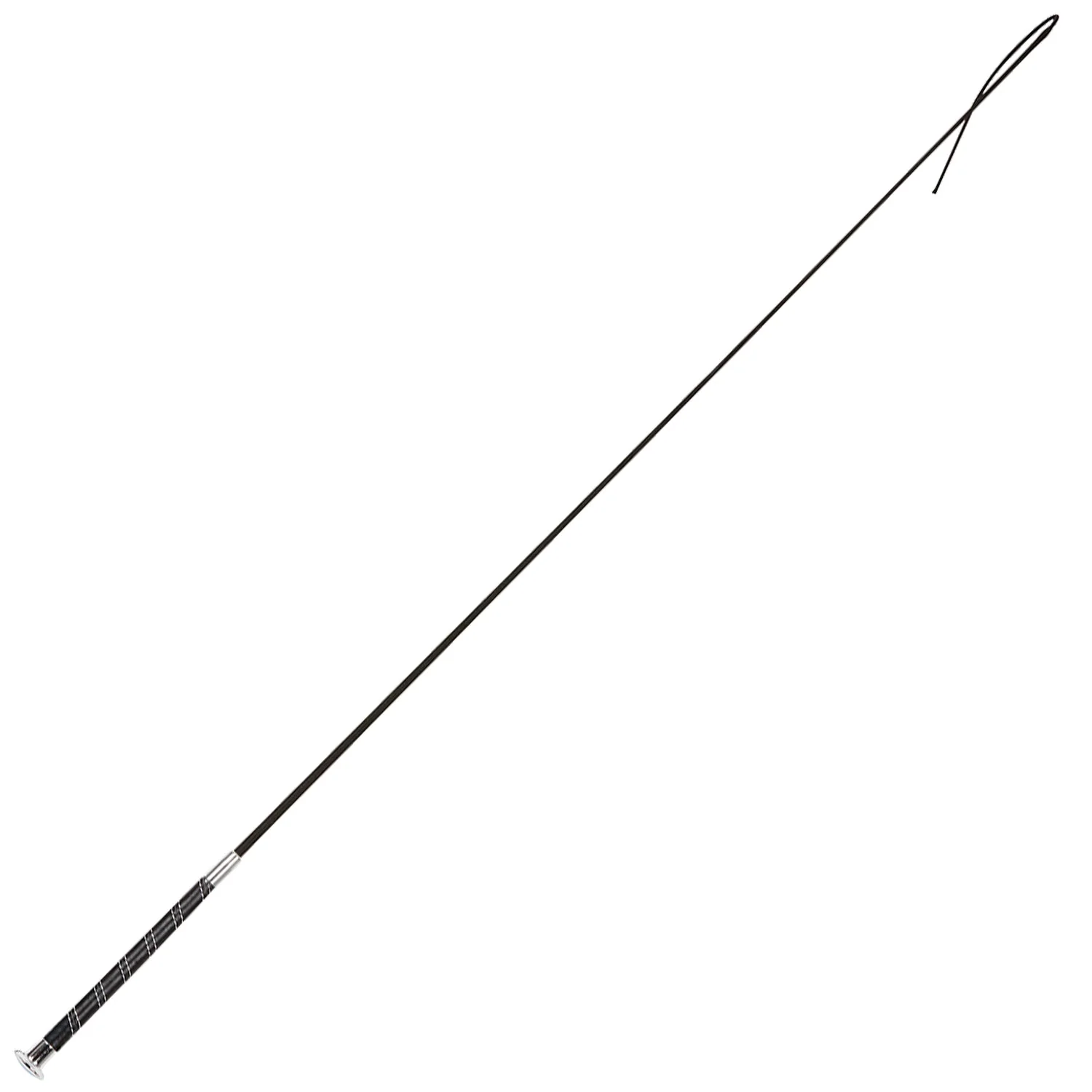 Dublin Leather Touch Dressage Whip, 43", Black - Image 1