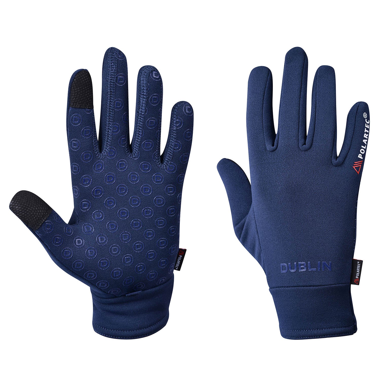 Dublin PolarTec Fleece Equestrian Riding Gloves - Image 1