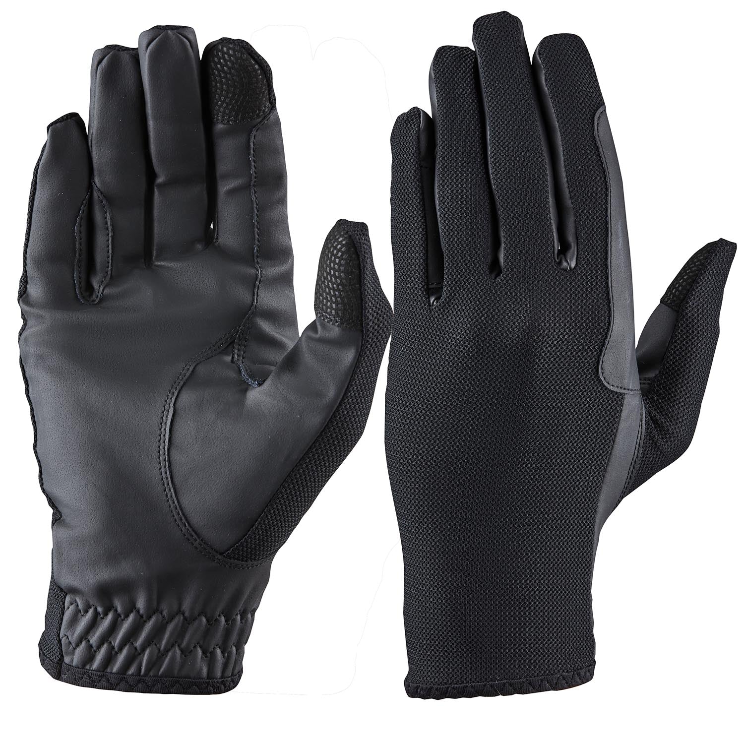 Dublin Pull On Cool Mesh Equestrian Riding Gloves - Image 1