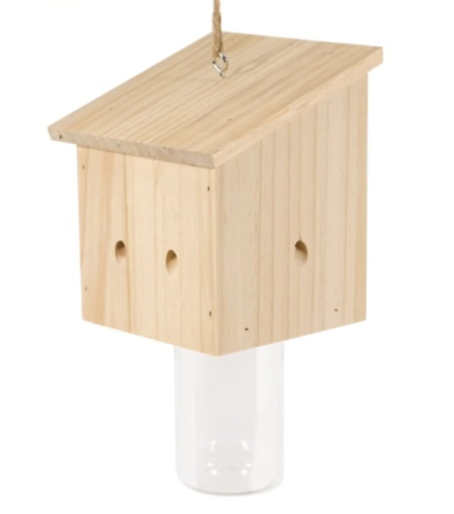 Durable Outdoor Carpenter Bee Trap – Pine Wood, Eco-Friendly, Hanging or Mounting, Multiple Styles - Image 3