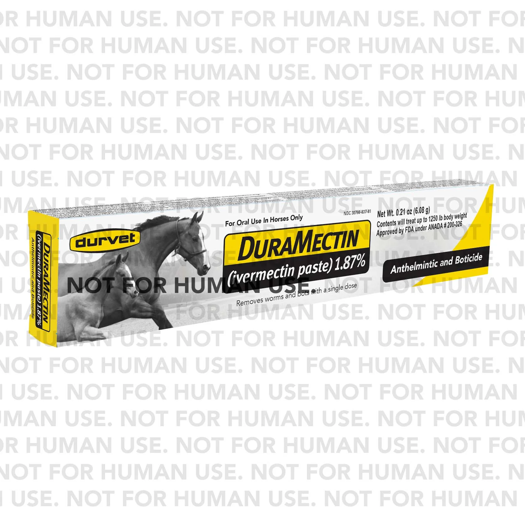 Duramectin Paste (1.87% Ivermectin), 6.08 gm - Image 1