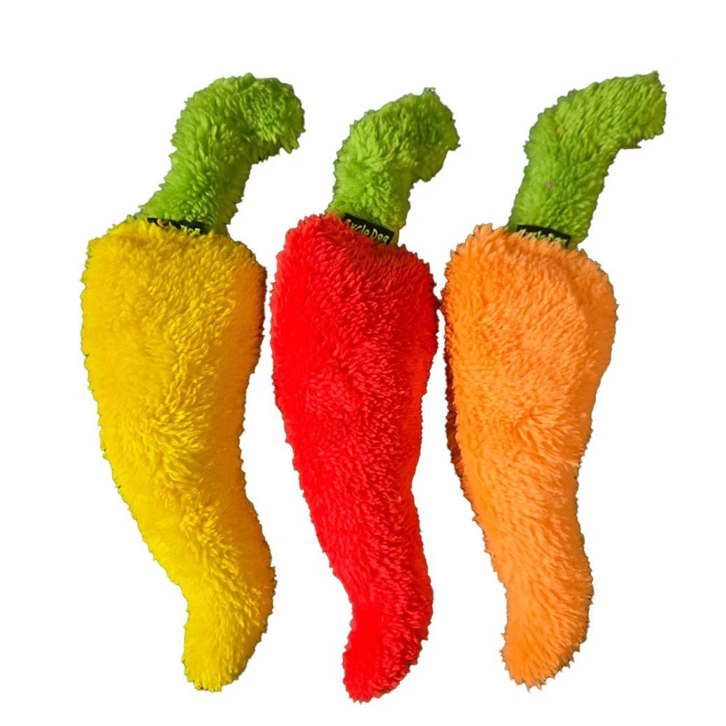 Duraplush Chili Pepper Dog Toy, Small - Image 2