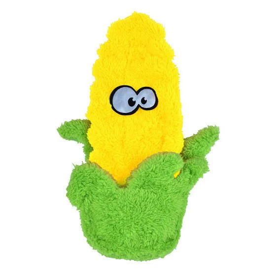 DuraPlush Ear of Corn Dog Toy, Medium - Image 1