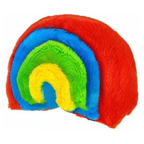 Duraplush Multi-Color Rainbow Dog Toy, Medium - Image 2