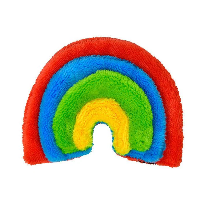 Duraplush Multi-Color Rainbow Dog Toy, Medium - Image 1