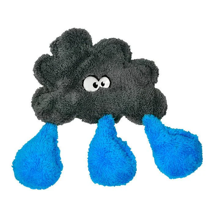 Duraplush Rain Cloud Dog Toy, 4-Toys-In-One - Image 1